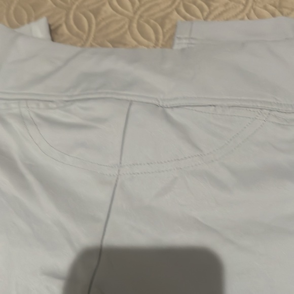 Nike gray and coral capris. - Picture 6 of 6